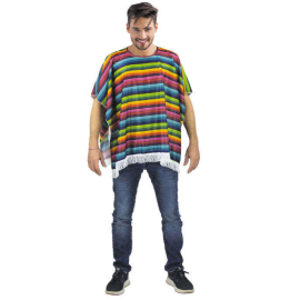 poncho mexicain pour adulte - deguisement pas cher