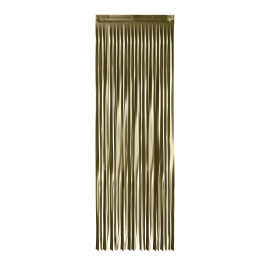 rideau lamé bronze matte