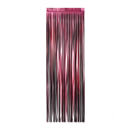 rideau lamé pourpre matte
