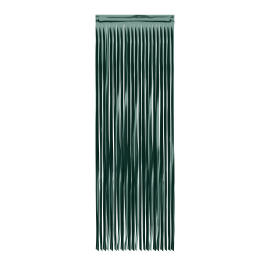 rideau lamé vert émeraude matte