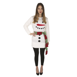 Robe bonhomme de neige S pas cher