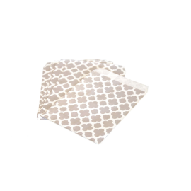 sachet papier rétro gris x25pcs