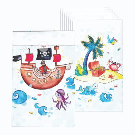 sachet papier pirates x8pcs