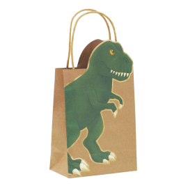 sacs papier - dino - x4pcs