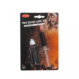 seringue avec faux sang