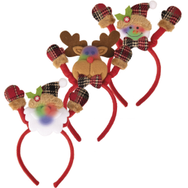 serre-tête de noël lumineux modèle aléatoire