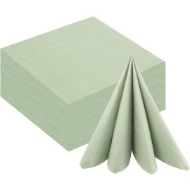 Serviette en papier Vert SAuge 38 x 38 cm Soft Touch 