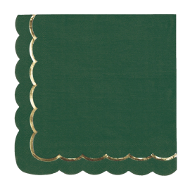 serviettes papier 33x33 cm vert jungle x 16 pièces
