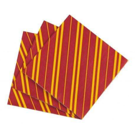 serviettes papier 33x33 cm rayées x 16 pièces