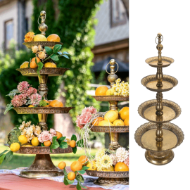 Set de 2 lanternes dômes en bois clair et verre pour décoration mariage et intérieur.