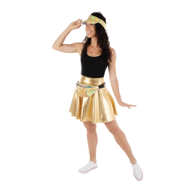 set accessoires disco or avec jupe disco or