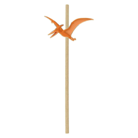 set de 10 pailles carton dino