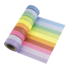set de 10 rouleaux de ruban adhésif