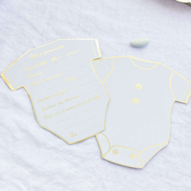 set de 8 cartes de pronostics gender reveal