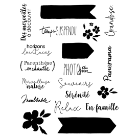 planche de tampons couleur Nature Banniere