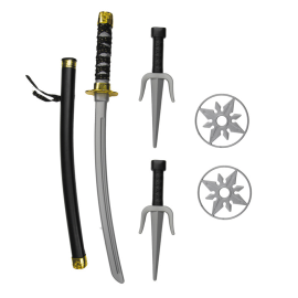 set ninja adulte x5pcs