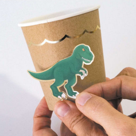 stickers dino x35 pièces ambiance