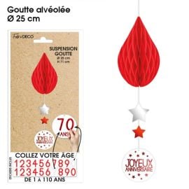 24 Serviettes en papier argent Anniversaire 20 ans - 33x33 cm - Lot de 24 - 3 plis