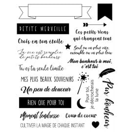 Tampon Transparent Sentiment Etoile
