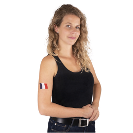 tatouage drapeau france x4pcs ambiance