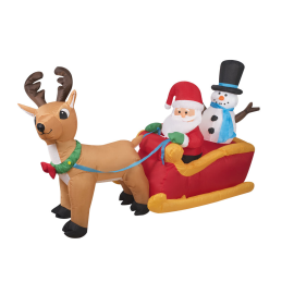 Traineau du Père Noël gonflable 1,45 m pas cher