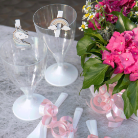 LOT DE 6 VERRES FLOWER 20CL