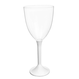 Verre à vin plastique Blanc x 20 