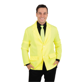 veste jaune fluo adulte taille unique face