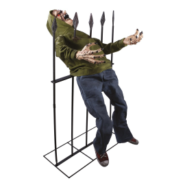 Zombie empalé animé 140 cm pas cher