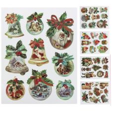 312 Pièces Autocollant Noel Pailletés, Goettes Noel Decoration