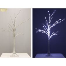 Arbre lumineux pailleté 144 LED BLanc froid 