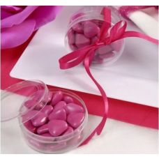 12 Boîtes à Dragées Transparentes BESTYASH – Rondes Avec Couvercles – Style Européen – Pour Mariage, Bonbons, Invités