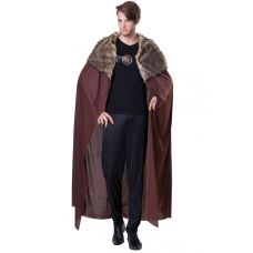 Déguisement Chevalier cape fourrure brune 155 cm