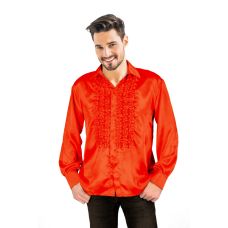 Costume Homme Chemise satin Rouge XL Deguisement pas cher Badaboum