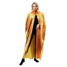 Cape à Paillettes Dorées Rock & Roll Années 50 - Longueur 74 Cm - Accessoire Déguisement Adulte Taille Unique