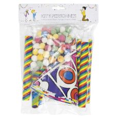 Kit Cotillons Nouvel An 2025 Sparklers Club - 5 Sarbacanes, Chapeaux, Serpentins - Pour Réveillon