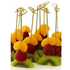 200 Pics à Apéritif En Bambou Jetables - Longueur Adaptée - Naturels Et écologiques - Pour Fruits, Gâteaux, Salades, Buffets - Idéal Fêtes, Pique-niques