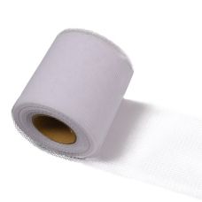 Grand Rouleau de tulle Blanc 25 m x 70 cm de large