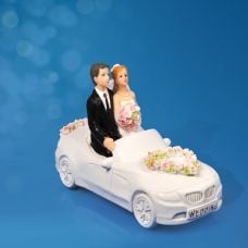 Figurines De Décoration De Gâteau De Mariage Pour Mariée Et Marié, Style Mignon, Décoration De Gâteau De Fiançailles/mariage, Décoration De Voiture De Style Mixte, Modélisation