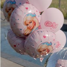 Ballon Anniversaire Alu Girly 45cm
