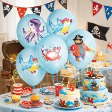 Ballons Gonflables Pirates 30cm x8pcs