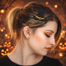 Bandeau de chapeau d’oeil de sorcière et de toiles d’araignée