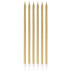 LOT BOUGIES LONGUES DÉCORATIVES CYLINDRE (LOT DE 4) - Blanc | France