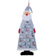 Calendrier de l’Avent Père Noël en Feutrine