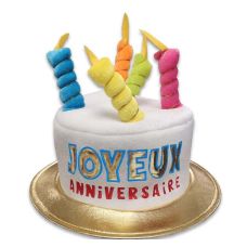Chapeau D'anniversaire Arc-en-ciel Avec 9 Bougies – Couvre-chef Festif Pour Enfants, Garçons Et Filles, Fête Anniversaire, Déguisement, Photo – Taille Unique Extensible