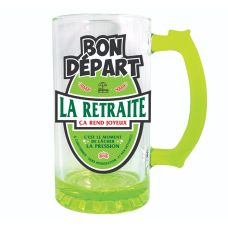Chope à Bière Humoristique Mixte Verte - 18 Ans - Ça Chope ! Bon Anniversaire