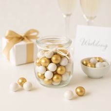 25pcs Boîte à Dragées Bonbons Coeur Pour Ariage Baptêe Blanc