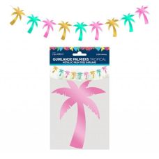 32 Pièces Guirlandes Tourbillons Feuilles De Palmier – Décorations Suspendues Tropicales Hawaïennes Pour Fête, Jungle, Anniversaire