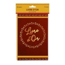 Livre d'or Anniversaire Mariage Bohème 20 pages