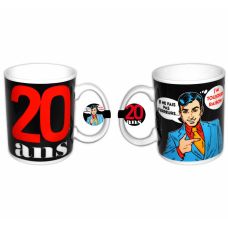 Mug Original Anniversaire Homme 20 Ans - Cadeau Humour pas cher| Badaboum